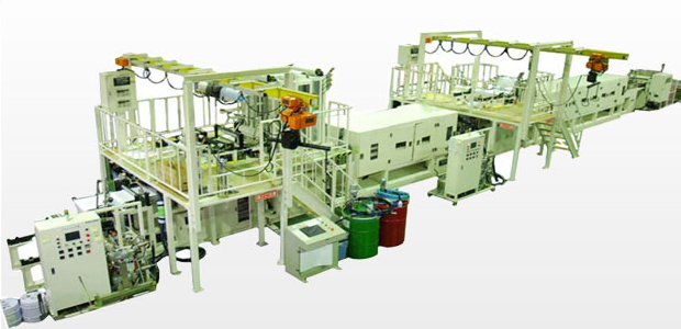 Production line of IC card