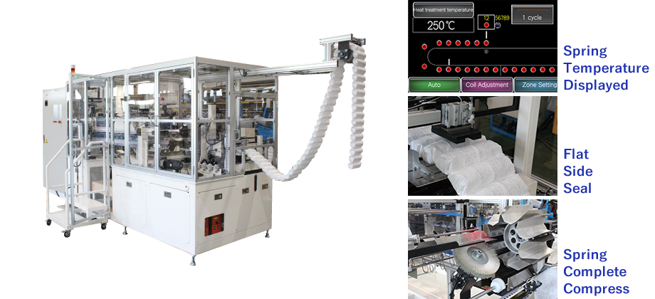 TECMIC pocket spring assembly machine: PKT-330